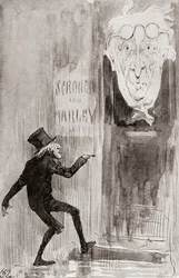 Illustration für Eine Weihnachtsgeschichte aus Die Weihnachtsbücher von Charles Dickens