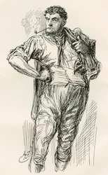 Illustration für Charles Dickens