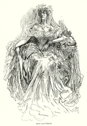 Illustration für Große Erwartungen von Charles Dickens (Lithographie)