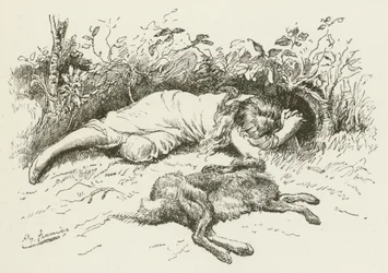 Illustration für Sylvie und Bruno von Lewis Carroll