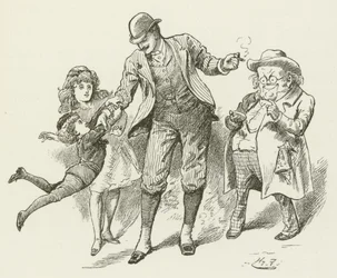 Illustration für Sylvie und Bruno von Lewis Carroll