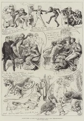 Meister Tommy, zu Hause für die Ferien, beschäftigt sich mit Gedankenlesen