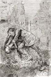 Pips Kampf mit dem entflohenen Sträfling.