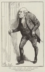 Der verstorbene Kapitän Sir Ralph Gosset als Serjeant-at-Arms des House of Commons