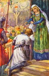 Ich verleihe dir diesen Kranz, Herr Ritter