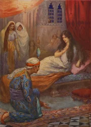 Prinz Feroze-Shah weckt die schöne Prinzessin