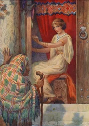 Königin Frigga und die Alte, aus "Baldur der Geliebte"