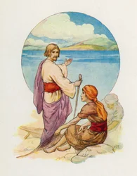 "Simon Petrus und Andreas, kommt! Folgt mir!"