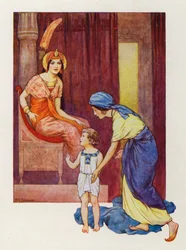 Die Mutter von Moses brachte ihn zur Prinzessin