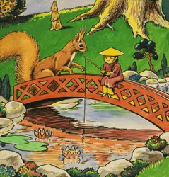 Kleines rotes Eichhörnchen