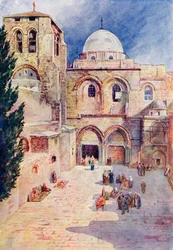 Die Grabeskirche, Jerusalem, Palästina, um 1910, aus Ein Buch des modernen Palästina von Richard Penlake, veröffentlicht um 1910
