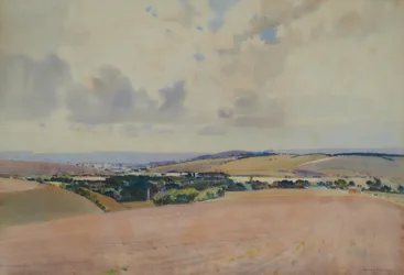 Landschaft, möglicherweise die Downs