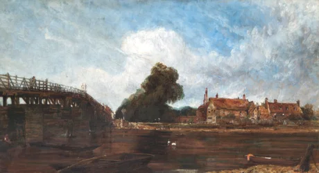 Alte Hampton Court Brücke, ca. 1875