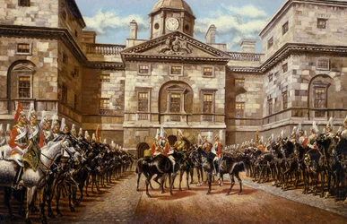 Die Wachablösung: Die Horse Guards in Whitehall