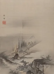 Stromschnellen und Wasserfall eines Flusses