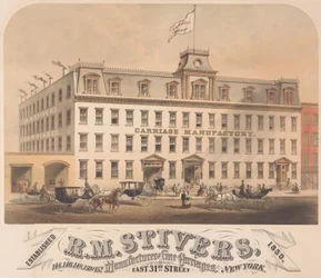 R. M. Stivers, Hersteller von feinen Kutschen, 146-152 East 31st Street, New York, 1872-73