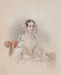Porträt der Prinzessin Therese von Nassau-Weilburg 1815-1871, 1838