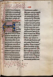 Evangelienbuch mit Evangelistenporträts: Verzierte Initiale