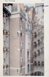 Ansicht des Castel Beranger (1897-1898)