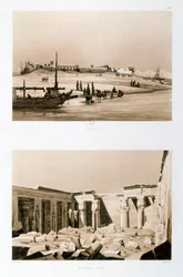 Luxor und Medinet Habu, Ägypten, 1841