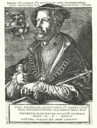 Johann von Leiden, niederländischer Täuferführer und einer der Anführer des Münsteraner Aufstands von 1534-1535