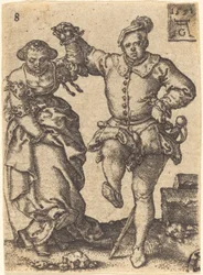 Tanzendes Paar, 1551