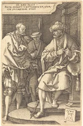David legt seine Gewänder ab bei der Nachricht vom Tod seines Sohnes, 1540
