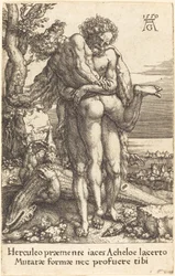 Herkules kämpft gegen den Flussgott Achelus, 1550