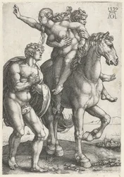 Entführung einer Frau durch einen Satyr