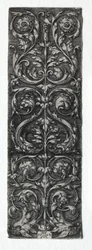 Ornamentdesign mit Fischen, 1552