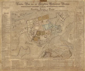 Berghaus Plan von Potsdam