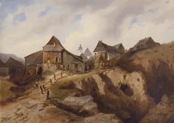 Dorf in der Nähe von Altenberg