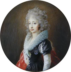 Porträt der Erzherzogin Marie Clementine von Österreich, spätere Kronprinzessin von Neapel (1777-1801)