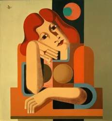 Melancholisches Mädchen
