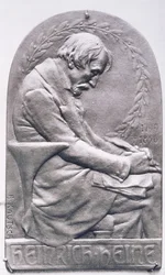 Porträtmedaillon von Heinrich Heine (1797-1856)