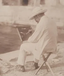Strandmaler (vermutlich Hugo Henneberg)