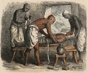 Antikes Ägypten: Mumie einwickeln, 1866