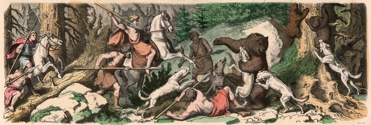 Antikes Griechenland: Bärenjagd