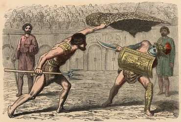 Antikes Rom: Gladiatorenkämpfe im Amphitheater