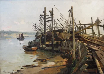 Landungssteg am Flensburger Fjord