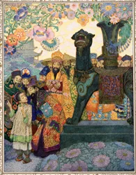 Die Nachtigall, aus Märchen von Hans Christian Andersen, veröffentlicht 1911