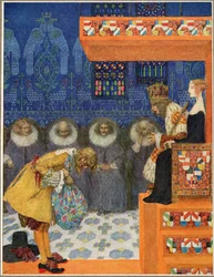 Der Reisegefährte aus Märchen von Hans Christian Andersen, veröffentlicht 1911