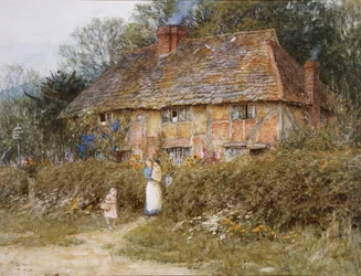 Ein altes Surrey Cottage