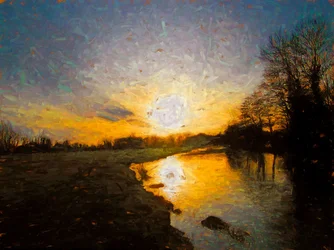 Polierter Fluss, 2018