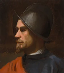 Krieger im Helm