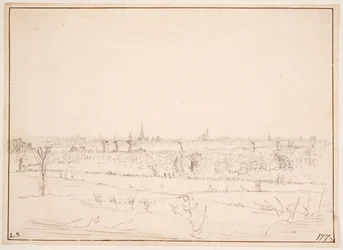 Landschaft mit Blick auf Bordeaux