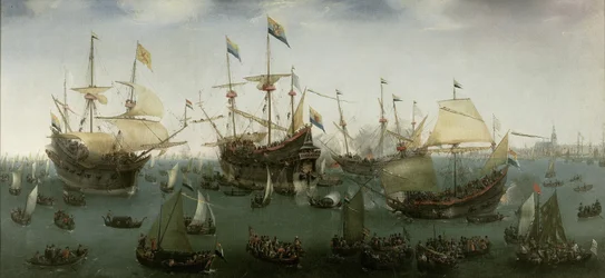 Die Rückkehr nach Amsterdam der zweiten Expedition nach Ostindien, 19. Juli 1599