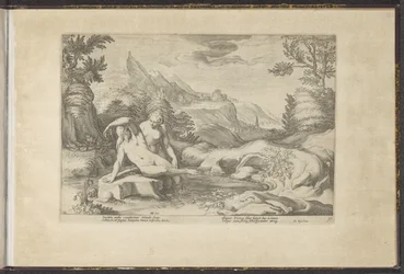 Salmacis und Hermaphroditus (Ovids Metamorphosen)