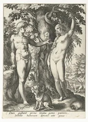 Adam und Eva und die Schlange