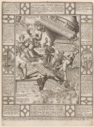Aedificare super Arenam, Blatt 7 der Folge "Allegorien des christlichen Glaubens"